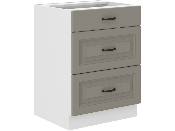 Szafka dolna 3 szuflady 60 D 3S BB - KUCHNIA STILO Jasna...