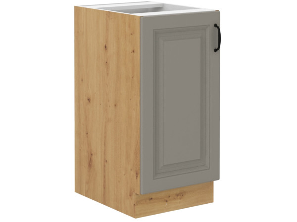 Szafka dolna 40 D 1F BB -KUCHNIA STILO Jasna Szara / Artisan