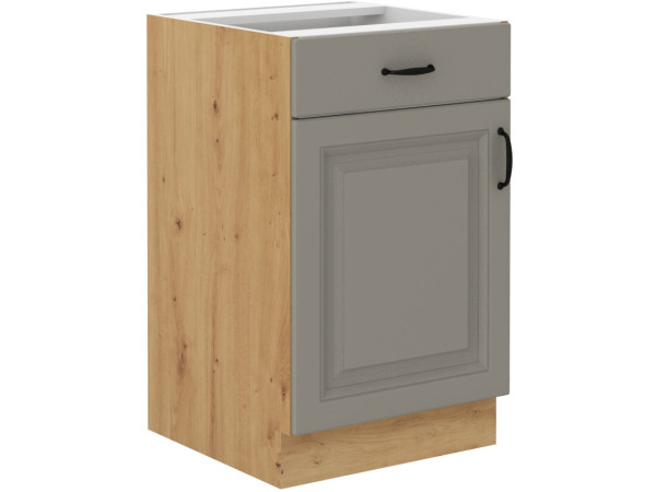 Szafka dolna 1 szuflada + 1 drzwiczki 50 D 1F 1S BB -...