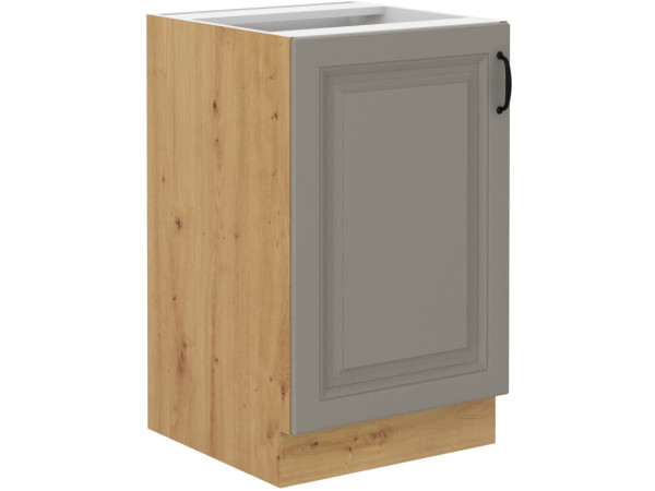 Szafka dolna pod zlew 50 ZL 1F BB - KUCHNIA STILO Jasna Szara / Artisan