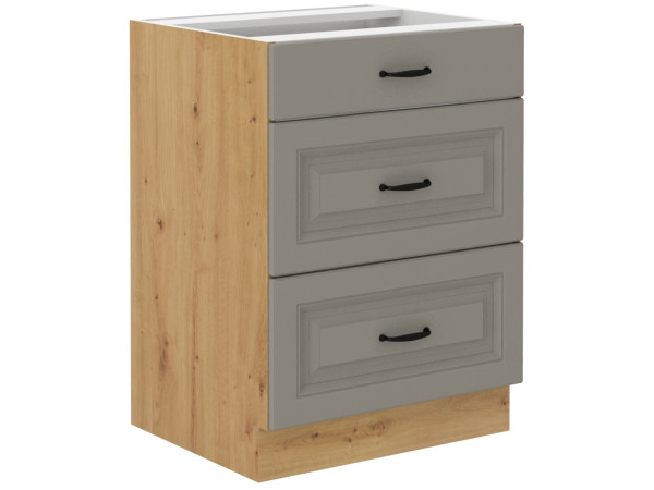 Szafka dolna 3 szuflady 60 D 3S BB - KUCHNIA STILO Jasna...