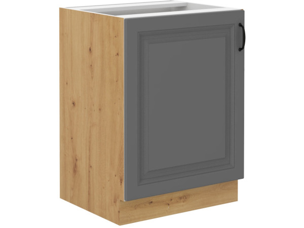 Szafka dolna 60 D 1F BB -KUCHNIA STILO Ciemna Szara /...