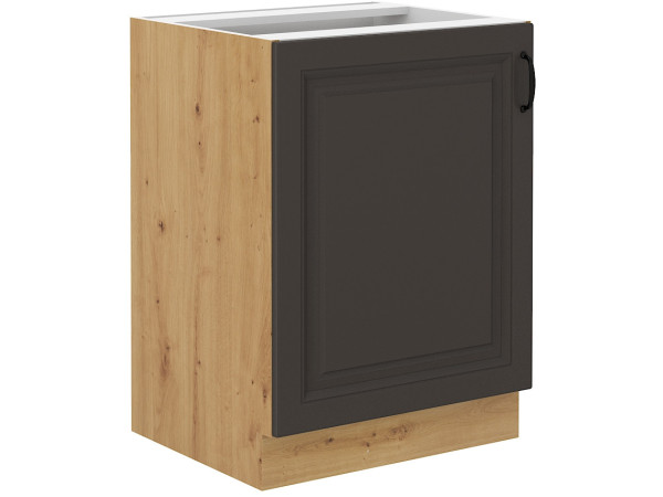 Szafka dolna 60 D 1F BB - KUCHNIA STILO Grafit / Artisan