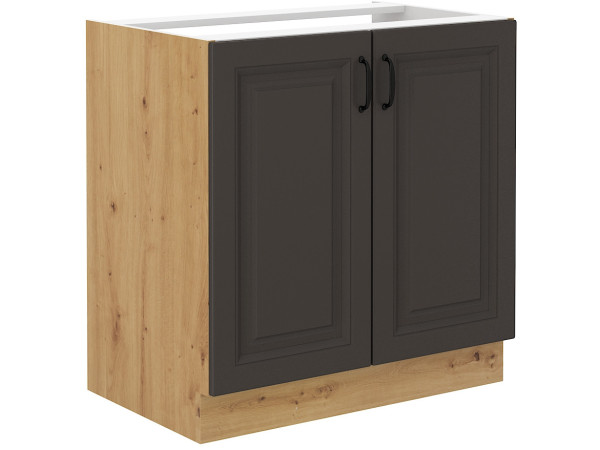 Szafka dolna pod zlew 80 ZL 2F BB - KUCHNIA STILO Grafit...