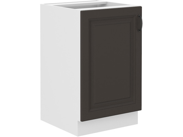 Szafka dolna pod zlew 50 ZL 1F BB - KUCHNIA STILO Grafit / Biała