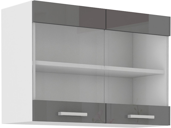 Szafka górna z szybą 80 GS-60 2F -KUCHNIA SONIA POŁYSK