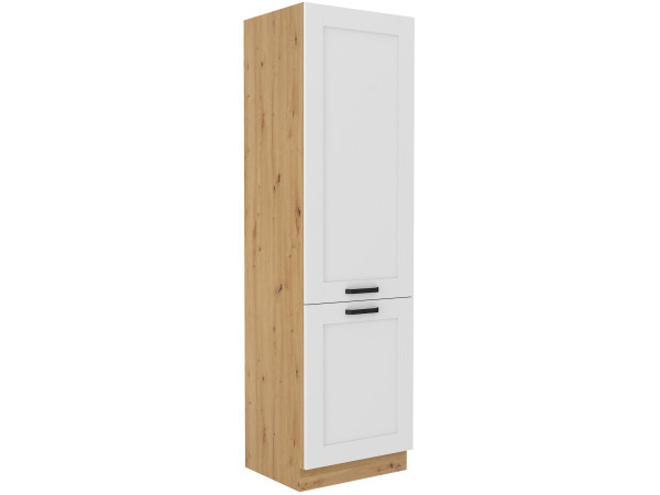 Zabudowa lodówki 60 LO-210 2F - KUCHNIA LUNA BIAŁA - ARTISAN