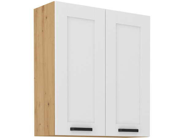 Szafka górna 80 G-90 2F - KUCHNIA LUNA BIAŁA - ARTISAN