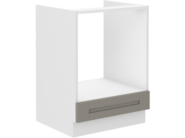 Zabudowa piekarnika 60 D GAZ BB - KUCHNIA LUNA JASNY SZARY - BIAŁY