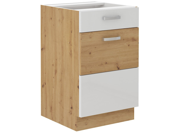 Szafka dolna 1 szuflada + 1 drzwiczki 50 D 1F 1S BB - KUCHNIA ARTISAN POŁYSK