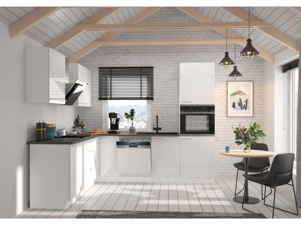 Kuchnia LARA Biały Połysk . Dowolny Wybór Szafek....