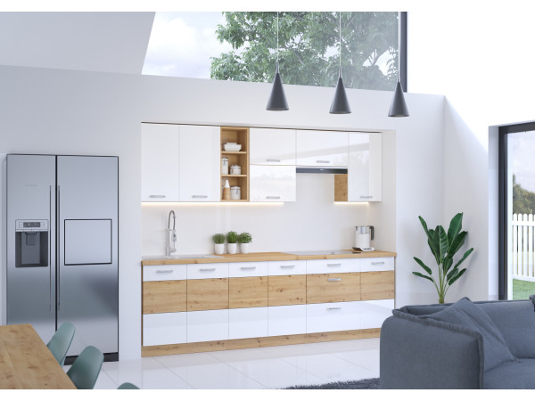 Kuchnia ARTISAN Biały Połysk. Dowolny Wybór Szafek.