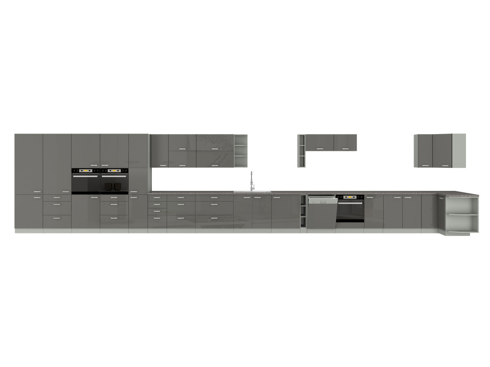 Kuchnia BIANKA + GREY. Dowolny Wybór Szafek.