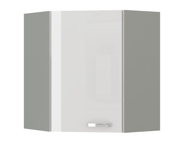 Szafka górna narożna 58x58 GN-72 1F -KUCHNIA BIANKA BIAŁA