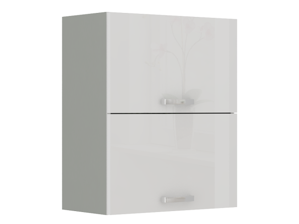 Szafka górna uchylna 60 GU-72 2F -KUCHNIA BIANKA BIAŁA