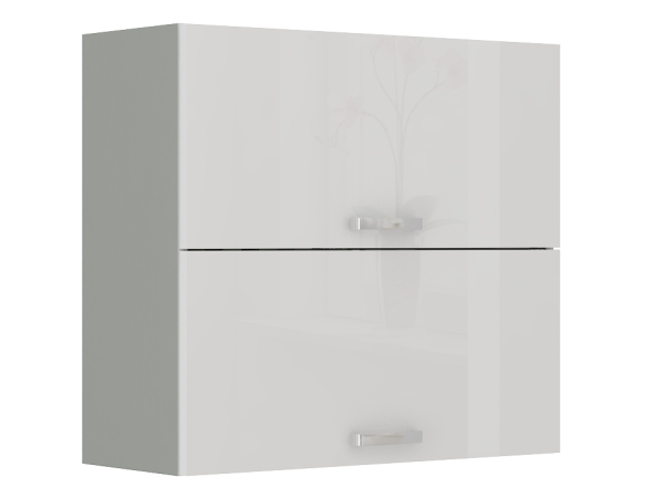 Szafka górna uchylna 80 GU-72 2F -KUCHNIA BIANKA BIAŁA