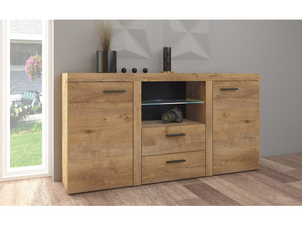 Komoda Rumba XL Dąb Lefkas. Meble Pokojowe, Salonu.