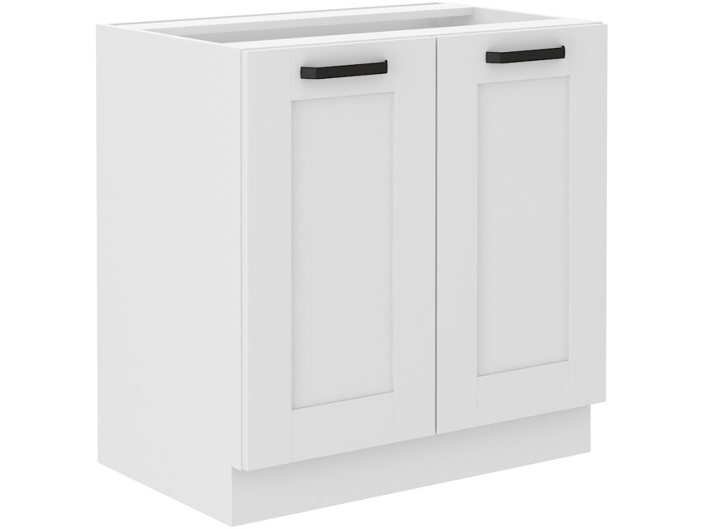 Szafka dolna 80 D 2F BB -KUCHNIA LUNA BIAŁA -...