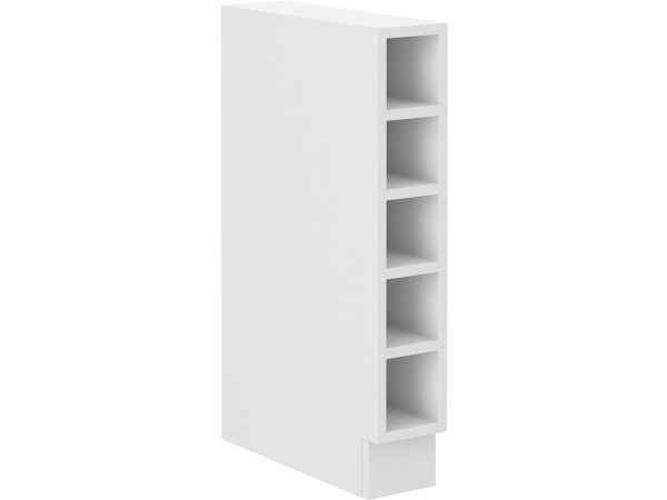 Szafka dolna 15 D OTW BB - KUCHNIA LUNA CIEMNY SZARY - BIAŁY