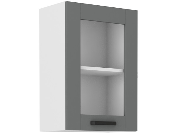 Szafka górna z szybą 40 GS-72 1F - KUCHNIA LUNA CIEMNY...