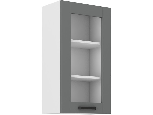 Szafka górna z szybą 40 GS-90 1F - KUCHNIA LUNA CIEMNY...