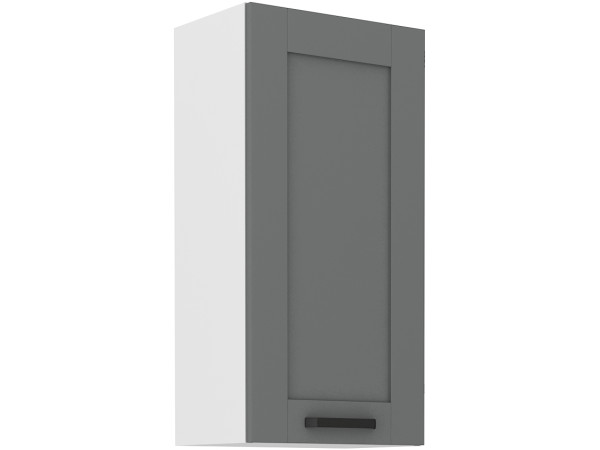 Szafka górna 45 G-90 1F - KUCHNIA LUNA CIEMNY SZARY - BIAŁY