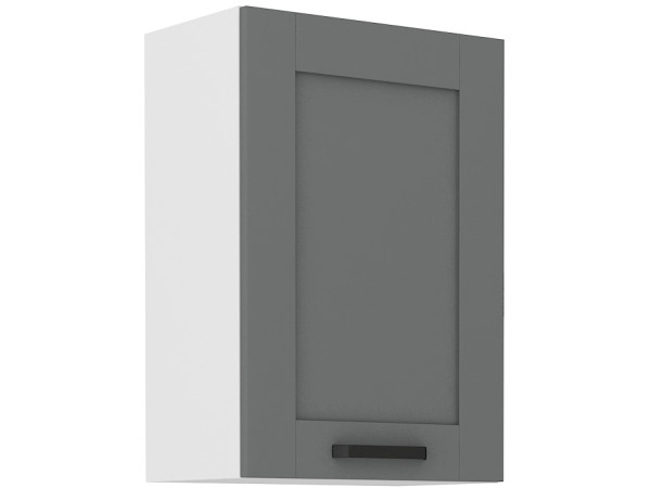Szafka górna 50 G-72 1F - KUCHNIA LUNA CIEMNY SZARY - BIAŁY