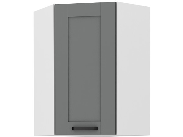 Szafka górna narożna 58x58 GN-90 1F - KUCHNIA LUNA CIEMNY...