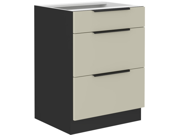 Szafka dolna 3 szuflady 60 D 3S BB - Kuchnia ARONA KOLOR...