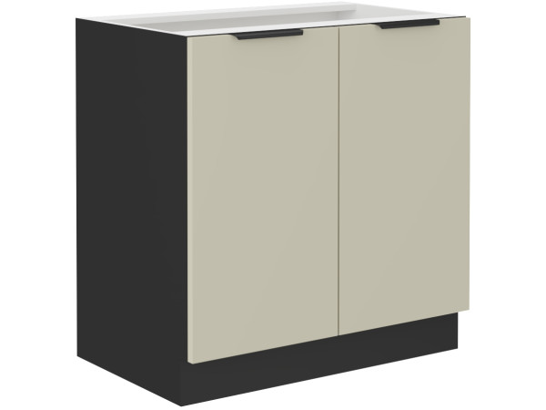 Szafka dolna 80 D 2F BB - Kuchnia ARONA KOLOR KASZMIR.