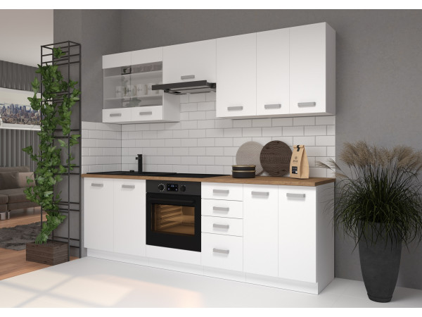 KUCHNIA EKO WHITE. Dowolna Konfiguracja Szafek. Duży...