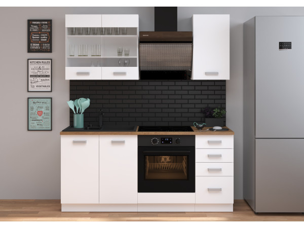 KUCHNIA EKO WHITE. Dowolna Konfiguracja Szafek. Duży...