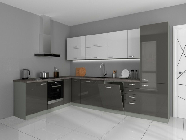 Kuchnia BIANKA + GREY. Dowolny Wybór Szafek.