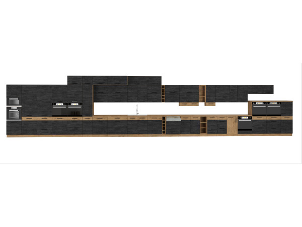 KUCHNIA VIGO DARK. Dowolna Konfiguracja Szafek.