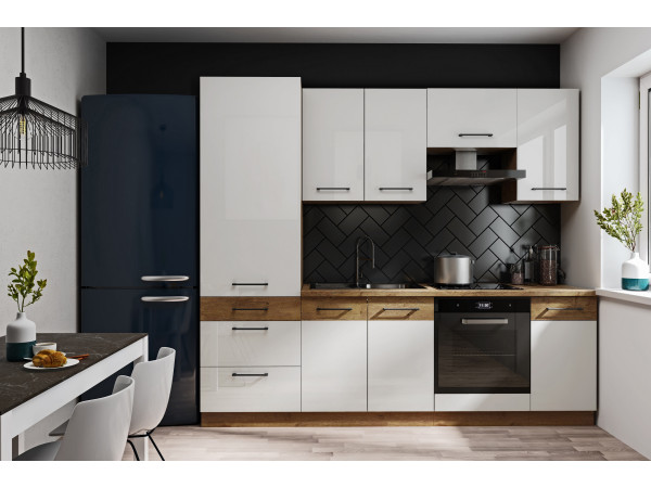 KUCHNIA VIGO BIAŁA POŁYSK.7 Dowolna Konfiguracja Szafek....