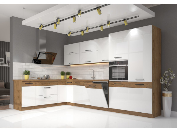 KUCHNIA VIGO BIAŁA POŁYSK.2 Dowolna Konfiguracja Szafek....