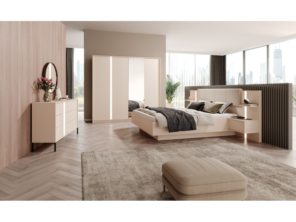 Szafa 220cm SYPIALNIA DAST Beż