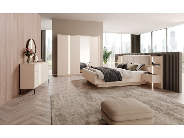 Szafa 220cm SYPIALNIA DAST Beż
