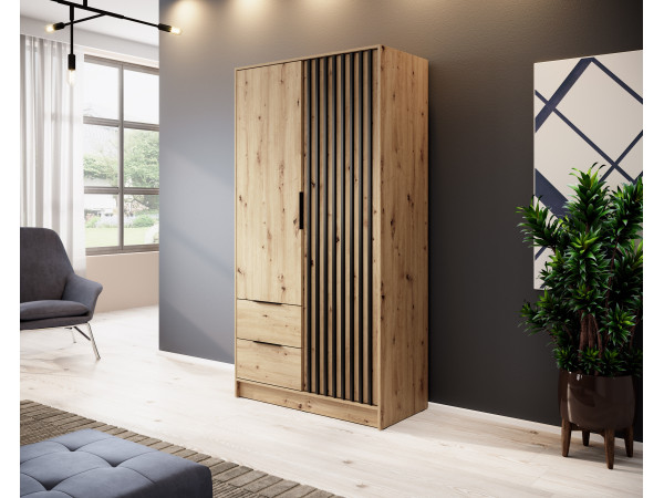 Szafa Nelly 2D kolor Dąb Artisan.