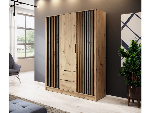 Szafa Nelly 3D kolor Dąb Artisan.