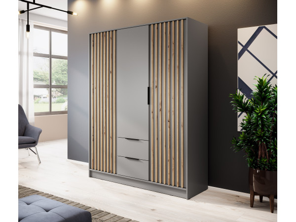 Szafa Nelly 3D kolor Szary