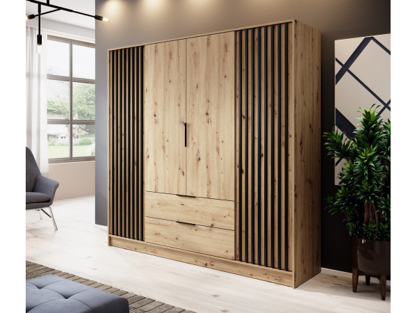 Szafa Nelly 4D kolor Dąb Artisan