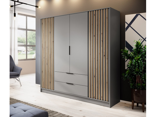 Szafa Nelly 4D kolor Szary