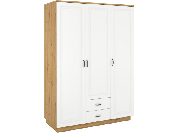 Szafa 180cm 3D 2S  JADALNIA FLAWIA Biała