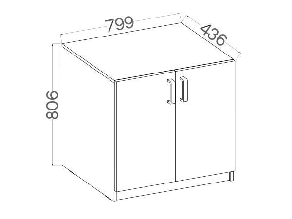 Szafka Dolna MALTA 102 2F