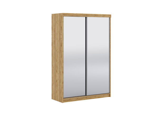 Szafa przesuwna Pola 150cm kolor craft złoty + Lustro