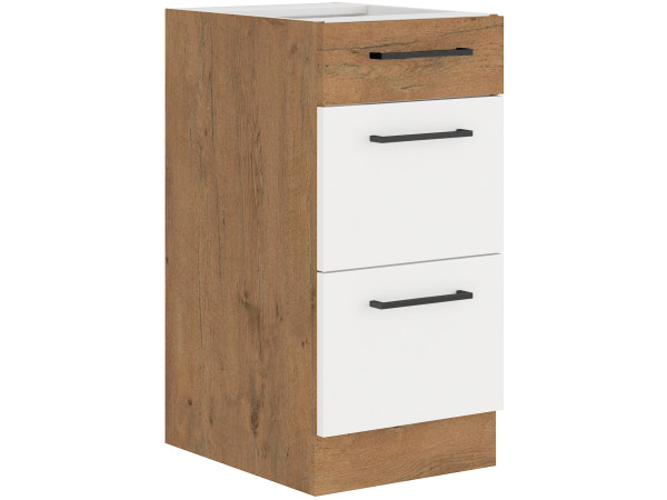 Szafka dolna 3 szuflady 40 D 3S BB  -KUCHNIA VIGO BIAŁY...