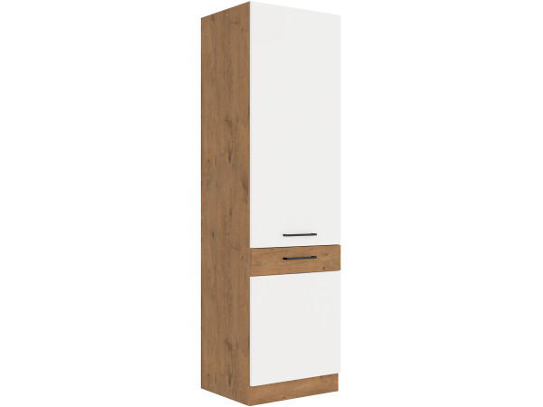 Szafka komin słupek 60 DK-210 2F -KUCHNIA VIGO BIAŁY POŁYSK