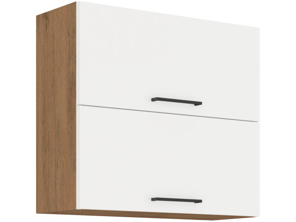 Szafka górna uchylna 80 GU-72 2F -KUCHNIA VIGO BIAŁY POŁYSK