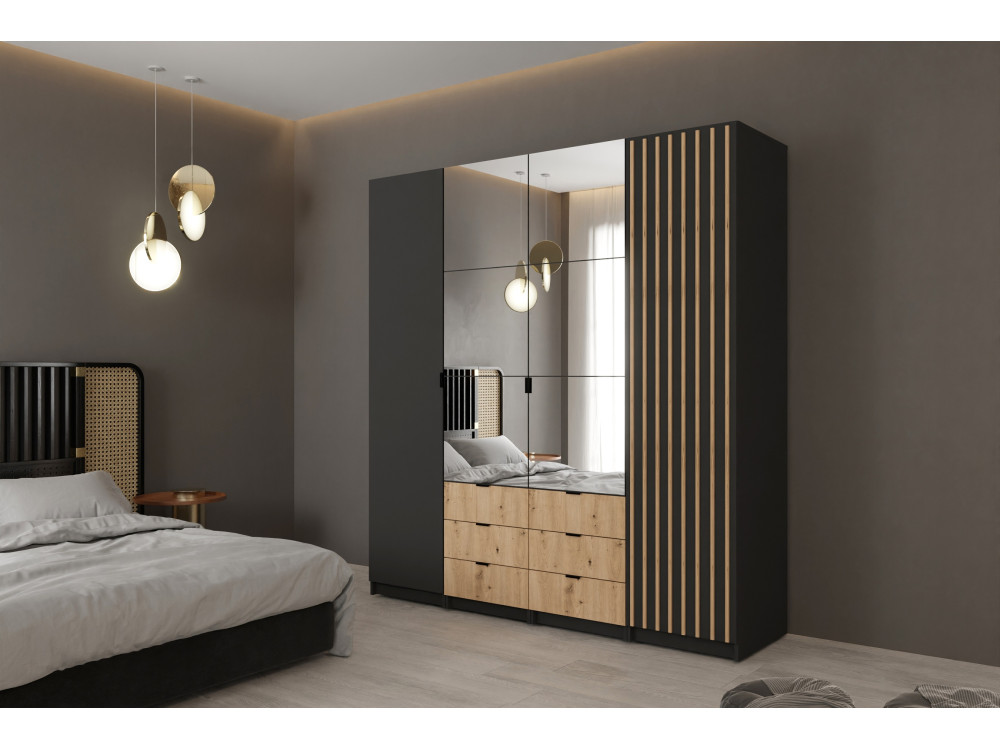 Szafa modułowa 50cm Jaxon Moduł III LUSTRO + 3X...